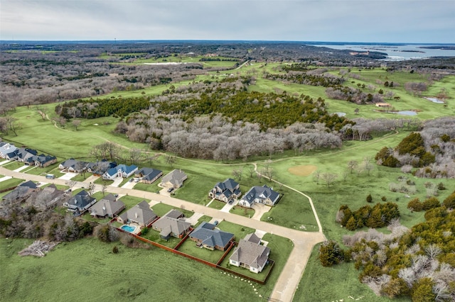 aerial view featuring a residential view