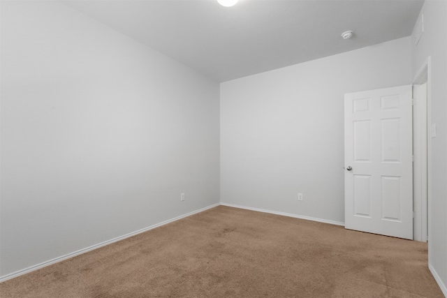 empty room with light carpet