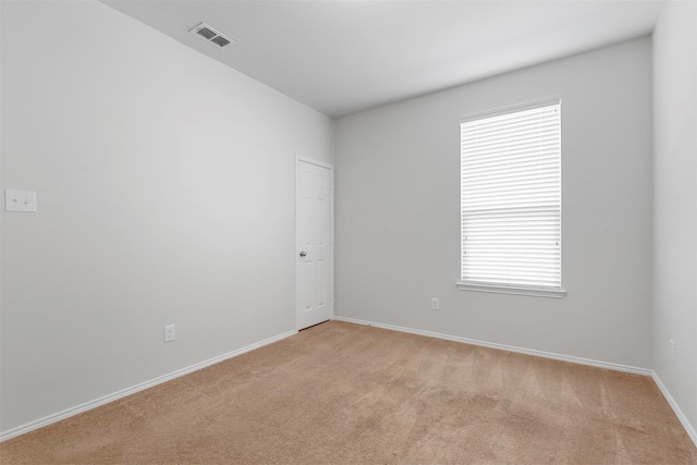 carpeted spare room with a wealth of natural light