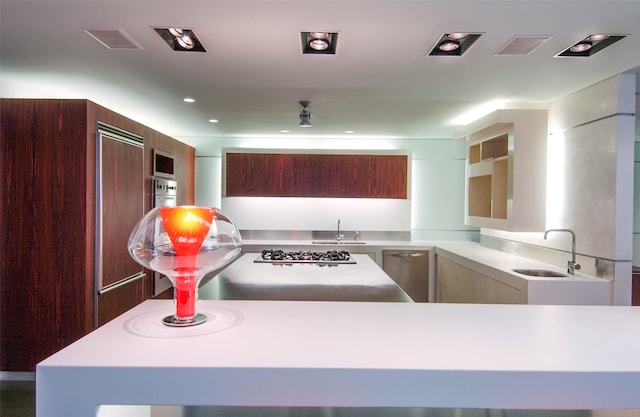 kitchen featuring sink and stainless steel appliances