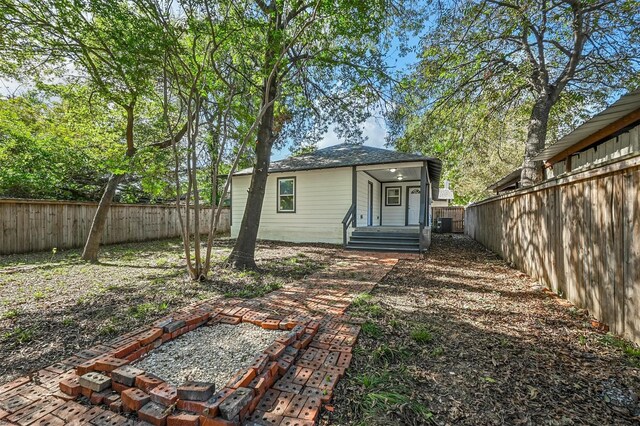 view of back of property