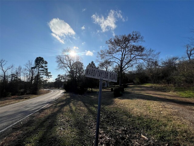 view of road