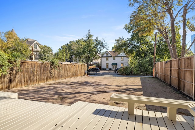 view of deck