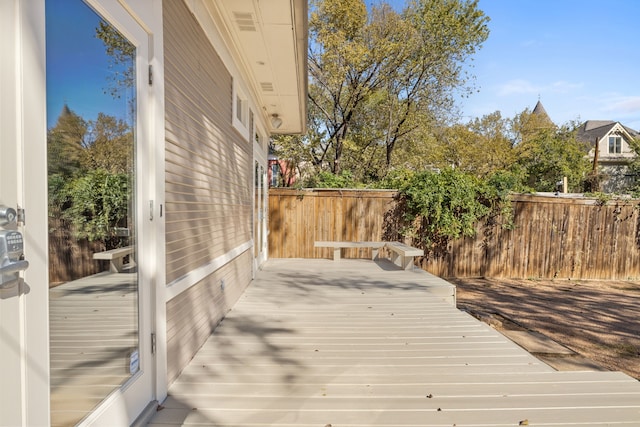 view of deck