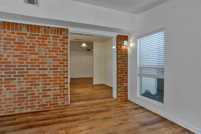 interior space featuring hardwood / wood-style flooring