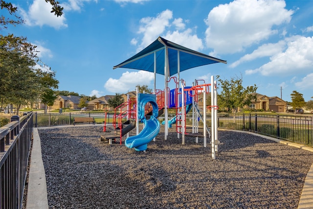 view of jungle gym