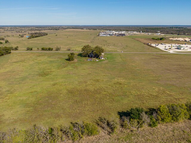 bird's eye view featuring a rural view