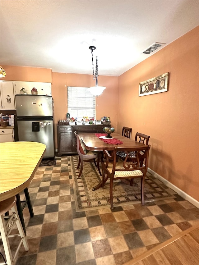 view of dining area