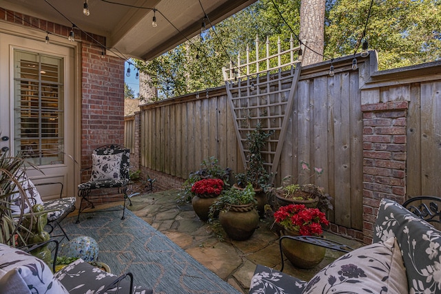 view of patio