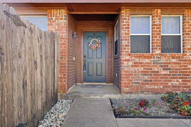 view of property entrance