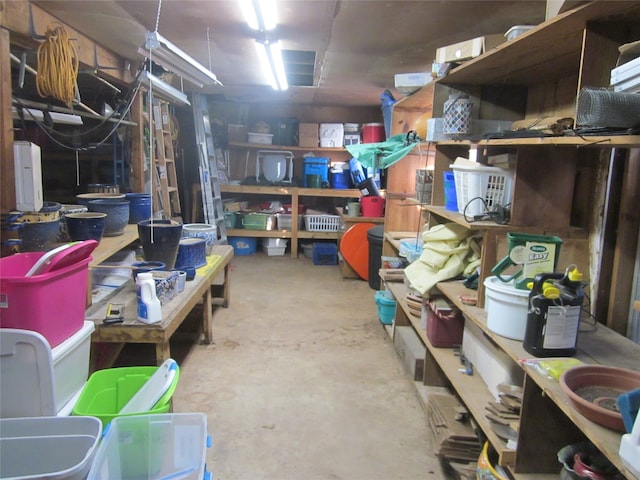 view of storage