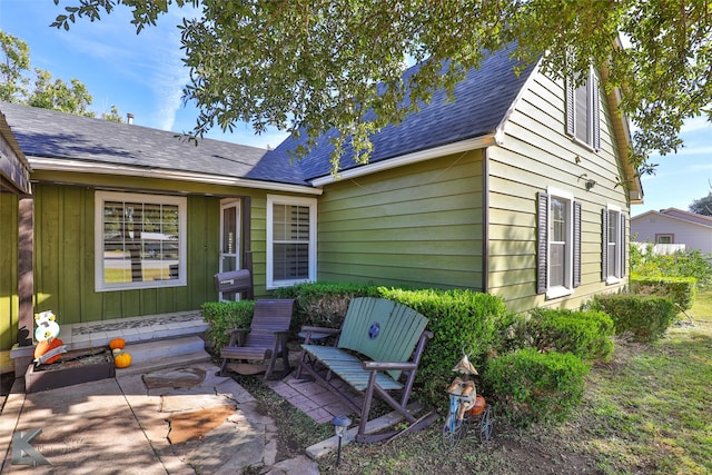 back of house featuring a patio