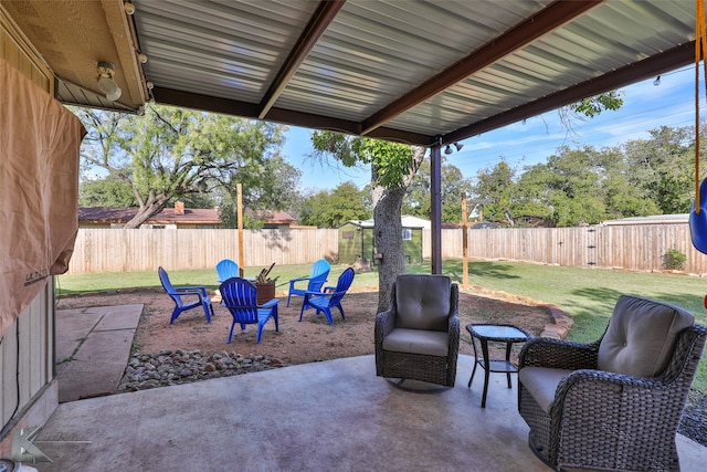 view of patio