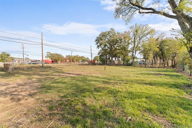 view of yard