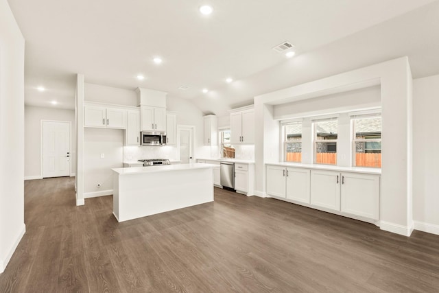 dining area featuring light wood-type flooring and sink