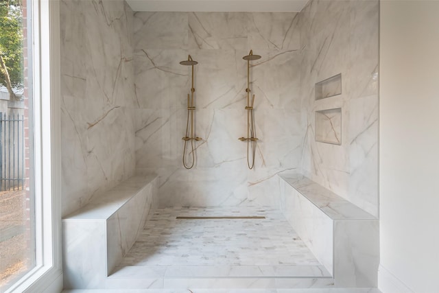 2 Manzano, Dallas, TX 75230 - full bath featuring a marble finish shower