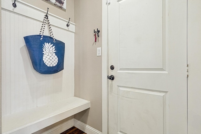 view of mudroom