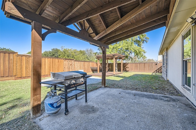 view of patio