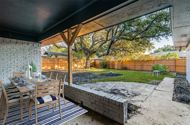 view of patio