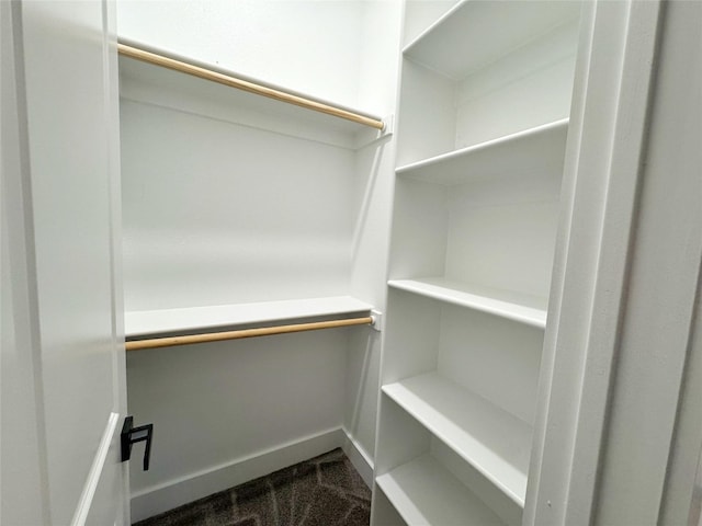 3210 Houston St, Greenville, TX 75401 - walk in closet with dark carpet