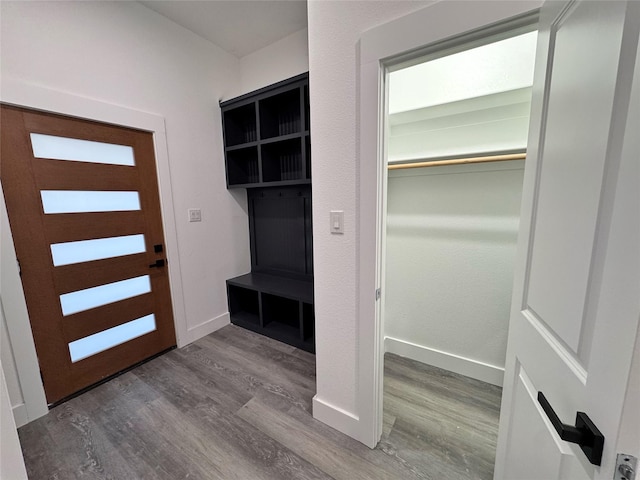 3210 Houston St, Greenville, TX 75401 - mudroom with wood finished floors and baseboards