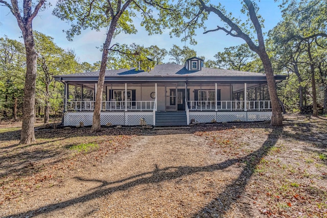 farmhouse with covered porch