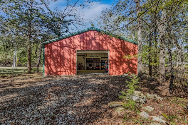 view of outbuilding