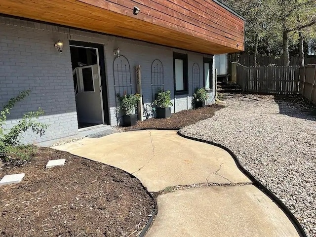 exterior space with a patio area