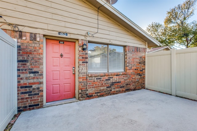 view of property entrance