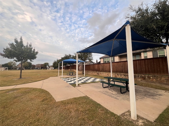 view of patio