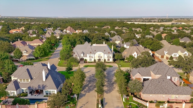 bird's eye view featuring a residential view