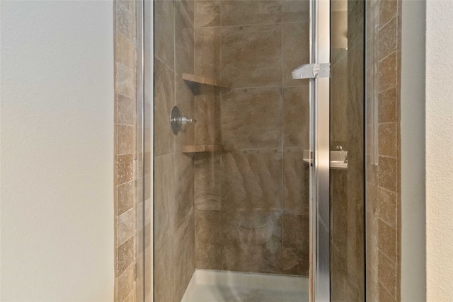 bathroom with walk in shower