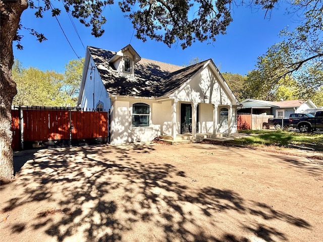 exterior space with a porch