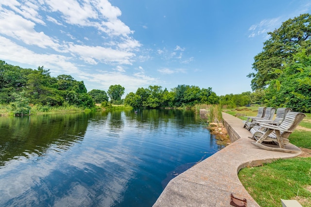 property view of water