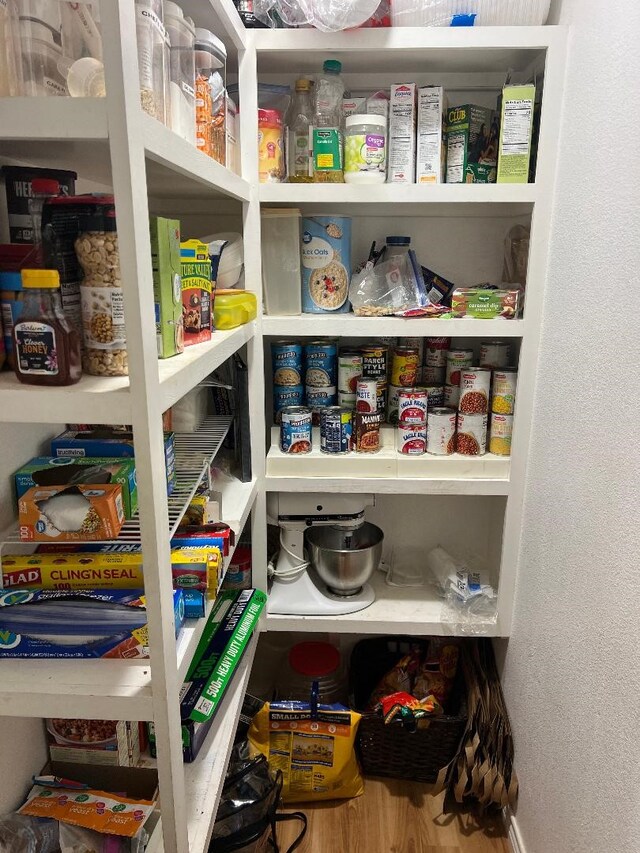 view of pantry