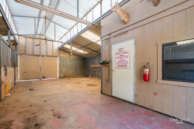 view of horse barn