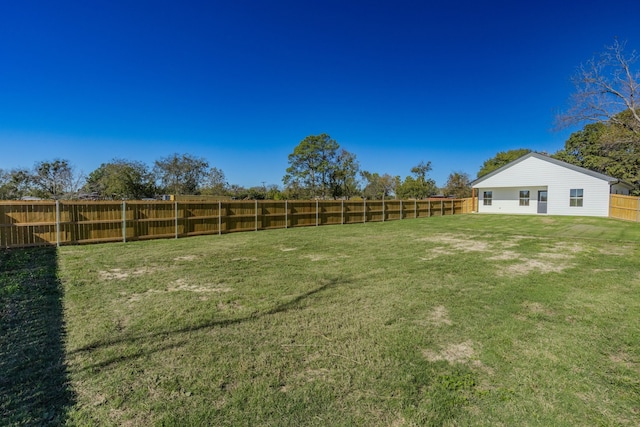 view of yard