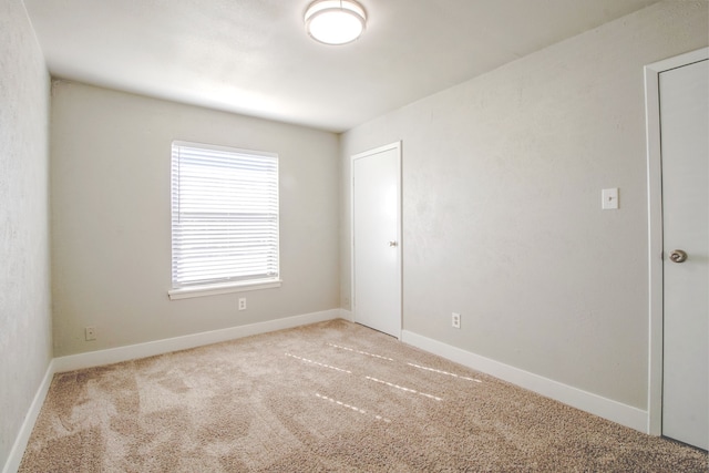 empty room with light carpet