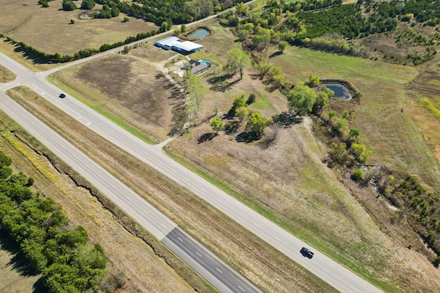 bird's eye view featuring a rural view