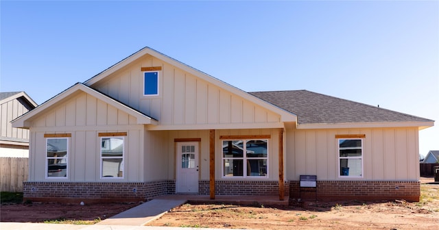 view of front of home