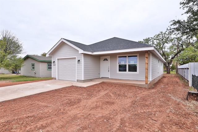 view of ranch-style home