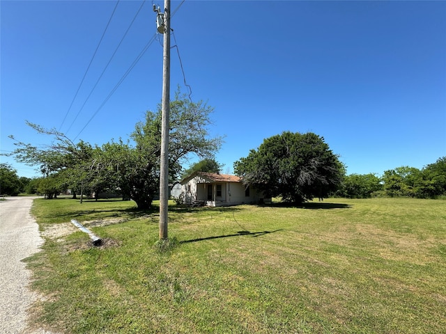 view of yard