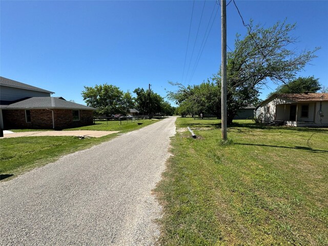 view of road