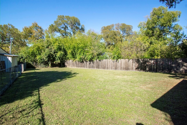 view of yard