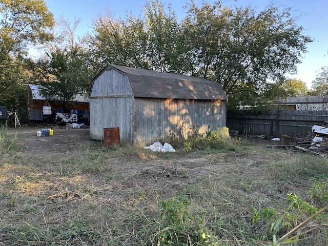 view of outbuilding