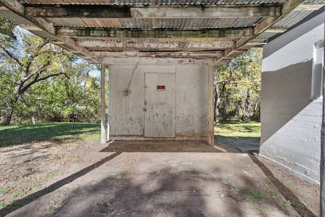 view of outbuilding