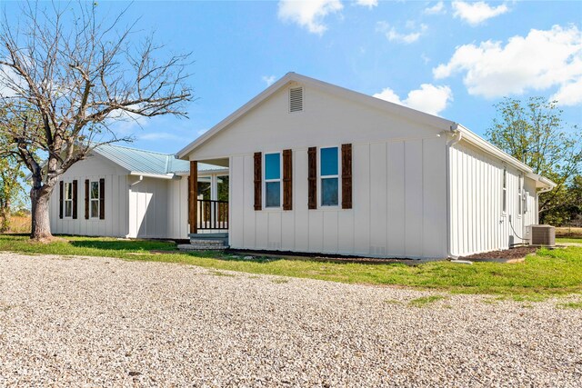 exterior space with central AC unit