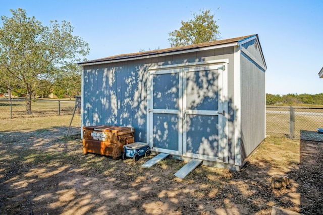 view of outdoor structure