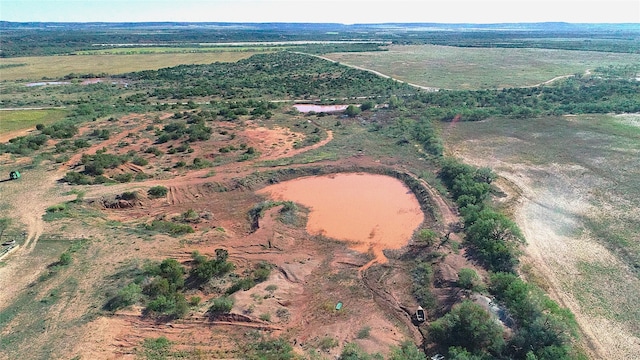 bird's eye view with a rural view