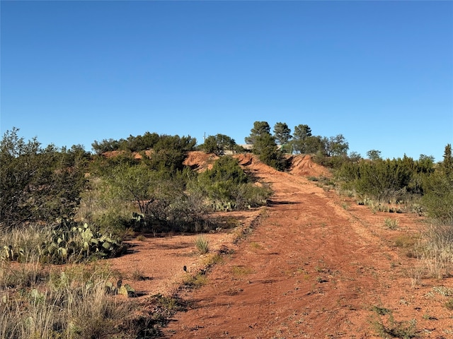 view of landscape with a rural view